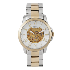 Watch strap Fossil ME3112 Stainless steel Bi-color 22mm